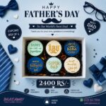 Father's Day Cupcakes Deal Pack of 6 – Themed Cupcakes for Dad in Islamabad and Rawalpindi