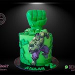 Hulk Theme Cake