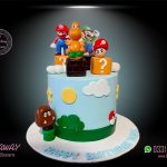 Mario Theme Cake