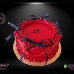 Red Ribbon Vintage Cake 2.5lbs