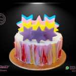 Star Studded Theme Cake 2.5lbs