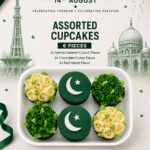 Independence Day Theme Cupcakes - Pack of 6